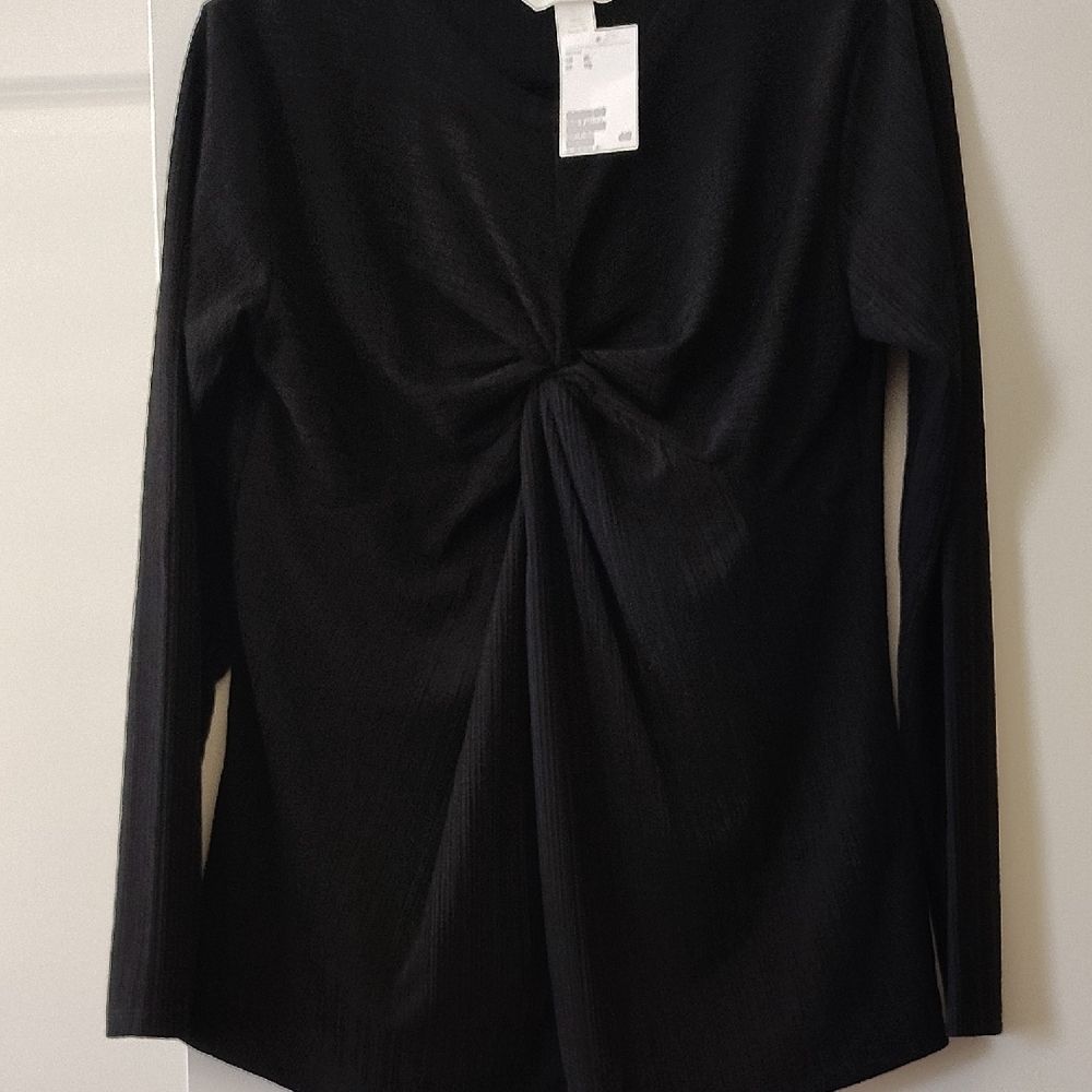 H&M Maternity Twist - Front Long Sleeve Top